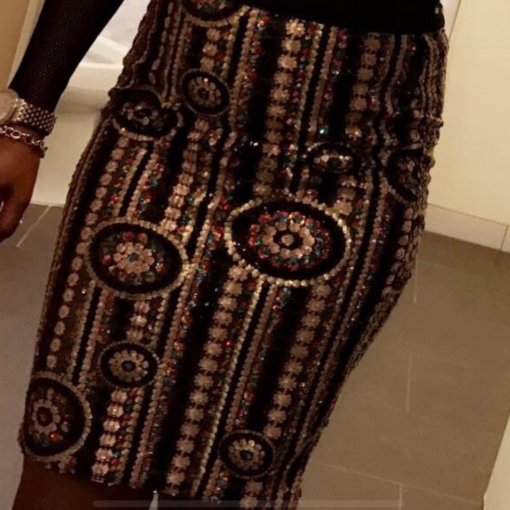 Sequin skirt